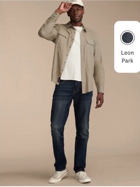 Lucky Brand 223 Straight Coolmax Stretch Jean